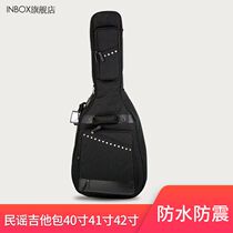 INBOX guitar bag 40 inch 41 inch 42 inch folk guitar bag thick waterproof shoulder backpack piano bag 6 series rivets