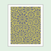 Trendy printmaking] Murakami July Night limited 100 screen prints Fidelity