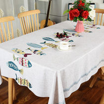 Tablecloth waterproof and anti-oil disposable tablecloth rectangular coffee table tablecloth European tablecloth PVC tablecloth home