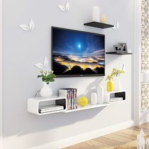 Shelf bedroom hotel TV cabinet wall hanging wall hanging Nordic Wall TV cabinet hanging simple wall hanging