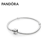  Pandora Pandora Moments Silver buckle 590702HV_BRACE bracelet jewelry girls simple gift