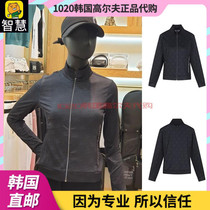 South Korea MASTER BUNNY Golf Suit 21 Autumn golf Women's Standing Collar Slim Fit Zipper Jacket