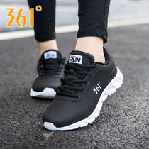 361 womens shoes sports shoes 2021 summer new 361 degree running shoes leather casual shoes student wear-resistant running shoes