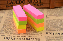 15*50mm color slender post-it notes with adhesive sticky notes Fluorescent color N-time paste note stickers 500 sheets