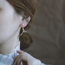 s925 Pure Silver Needle Pearl Earrings Earrings Woman 2021 New Tide Korea Temperament Net Red Superior Earrings Earrings Earrings