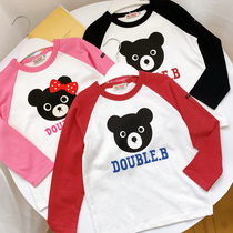 High quality pure cotton 100 hitch male and female children long sleeve T-shirt (large set) 