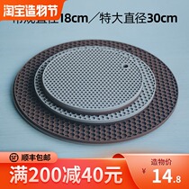Large size silicone heat insulation mat Rice cooker mat Soup pot mat thickened kitchen anti-hot high temperature resistant bowl plate coaster Placemat
