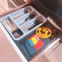 British JosephJoseph imported kitchen drawer storage box Tableware finishing Telescopic drawer partition shelf