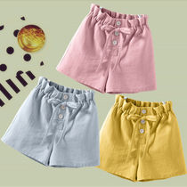 Girls shorts summer new childrens foreign-style Girls summer clothes tide skirt pants thin foreign-style pants skirt summer childrens clothing