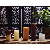 Jun Xin Mo Shoushan Stone Carving Seal Boutique Furong Stone Handmade Custom Seal Carving Post Hard Pen Name Seal Free Seal Gift