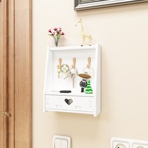 The door entrance shelf key storage box decoration adhesive hook entrance door wall-mounted walls adhesive hook key free punch