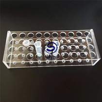 Shuoxin 4ml5ml Plexiglass centrifugal pipe rack EP pipe rack 40 holes acrylic test tube rack aperture 14mm