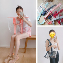 b*t*a d*s*gn oversized transparent bag waterproof soft shoulder bag