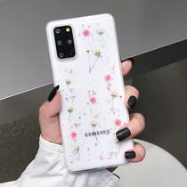 Art Wind is suitable for Samsung S21 mobile phone shell fresh and small broken flowers s20 true flower soft shell note10 transparent flash powder s10 custom section s9plus anti-fall note20ul