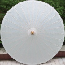White Diy Hand-painted Pure White Rain-Proof Vintage Craft Oil Paper Umbrella Utility China Wind Pure Handmade Custom