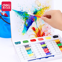 Able Water Color Water Powder Painting Paint Suit Students With Beginners Supplement Dress 24 Color Fine Arts Students Special Children Fine Art Paint Painting Supplies Washable Kindergarten Drawing Paint