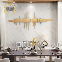 European-style metal wall decoration wall decoration pendant iron wall hanging creative three-dimensional geometric soft clothing light luxury background wall