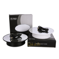 Jewelry Jade display rack electric mirror turntable large bearing weight 360 degrees automatic rotating counter display table