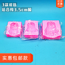 Silicone hair mold cartoon character face Model hair decoration shape soft pottery ultra light clay hand-made DIY tool material