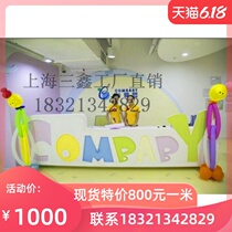  Custom training school paint front desk Kindergarten early education center reception desk Bar office fashion front desk