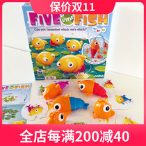 Low baby board game five small fish fish fine action fishing puzzle toy