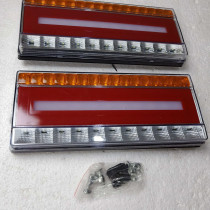  Truck new 6D light guide streamer rear fog light semi-trailer colorful flash streamer rear fog light anti-rear-end rear taillight