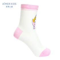 Adoring children Barking team 20SS socks girl girl pink everyday socks AK1943453