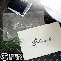 South Korea Import ground mat Mat Door Mat Toilet Kitchen Living Room Pure Cotton Absorbent Rectangular Home