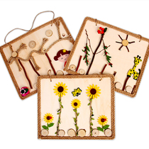 Wood craft handmade diyDIY material package Full set of middle and large class works Semi-finished products Parent-child activities Kindergarten