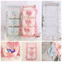 Storage bag hanging bag wardrobe home wall hanging door rear dormitory bedroom multi-layer fabric creative wall hanging storage bag