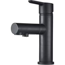 Dual-purpose multi-purpose black bathroom paint basin direct drinking faucet toilet two-in-one hot and cold faucet