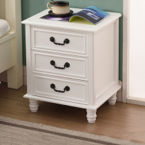 American bedside table simple modern Nordic lockers