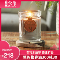 WoodWick American imported soybean wax scented candle fragrance Home bedroom soothing birthday hand gift