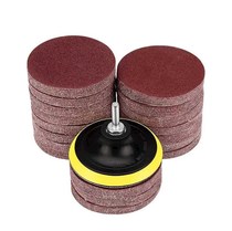 ~ Gauze paper yarn polishing 4 inch flocking sandpaper self-adhesive disc angle grinder hand electric drill for woodworking polishing