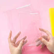 Simple PVC transparent creative loose-leaf book coat A5 A6 solid color Macaron loose-leaf book cover waterproof protective film