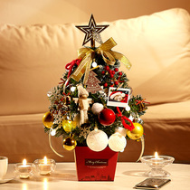 Mini small set Christmas tree 45cm60cm Christmas decoration tree scene decoration ornaments