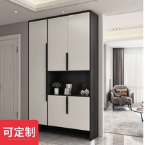 Modern and simple foyer coat cabinet shoe cabinet door-to-door cabinet screen partition cabinet entrance cabinet wardrobe living room customization
