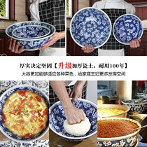 Shengweiheng oversized extra large blue and white soup bowl Soup bowl noodle bowl Ceramic household large noodle bonsai Dezhen Sauerkraut fish