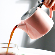 Far shore hand Chong coffee pot ceramic teapot household filter paper tea free stainless steel filter stewed coffee set