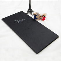 Recipe new name Motai card making leather cover western food bar ktv drink single wine list design customization