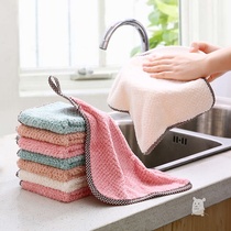 Pure cotton rag cotton kitchen is not stained with oil easy to clean and clean clean no trace no water stains