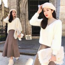 Pregnant women spring suit fashion Western style maternity dress fashion hot mom personality out of the early spring sweater spring two-piece set