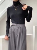 Clearance does not return the original 119 yuan wool turtleneck base shirt long sleeve thin knitted sweater 8828