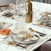 Dream lover placemats Nordic heat insulation mat dining table mat cloth West Bowl mat tray mat fabric household cutlery mat