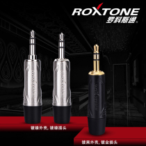 ROXTONE 3 5mm plug audio wire welding head AUX car phone computer audio cable speaker connector