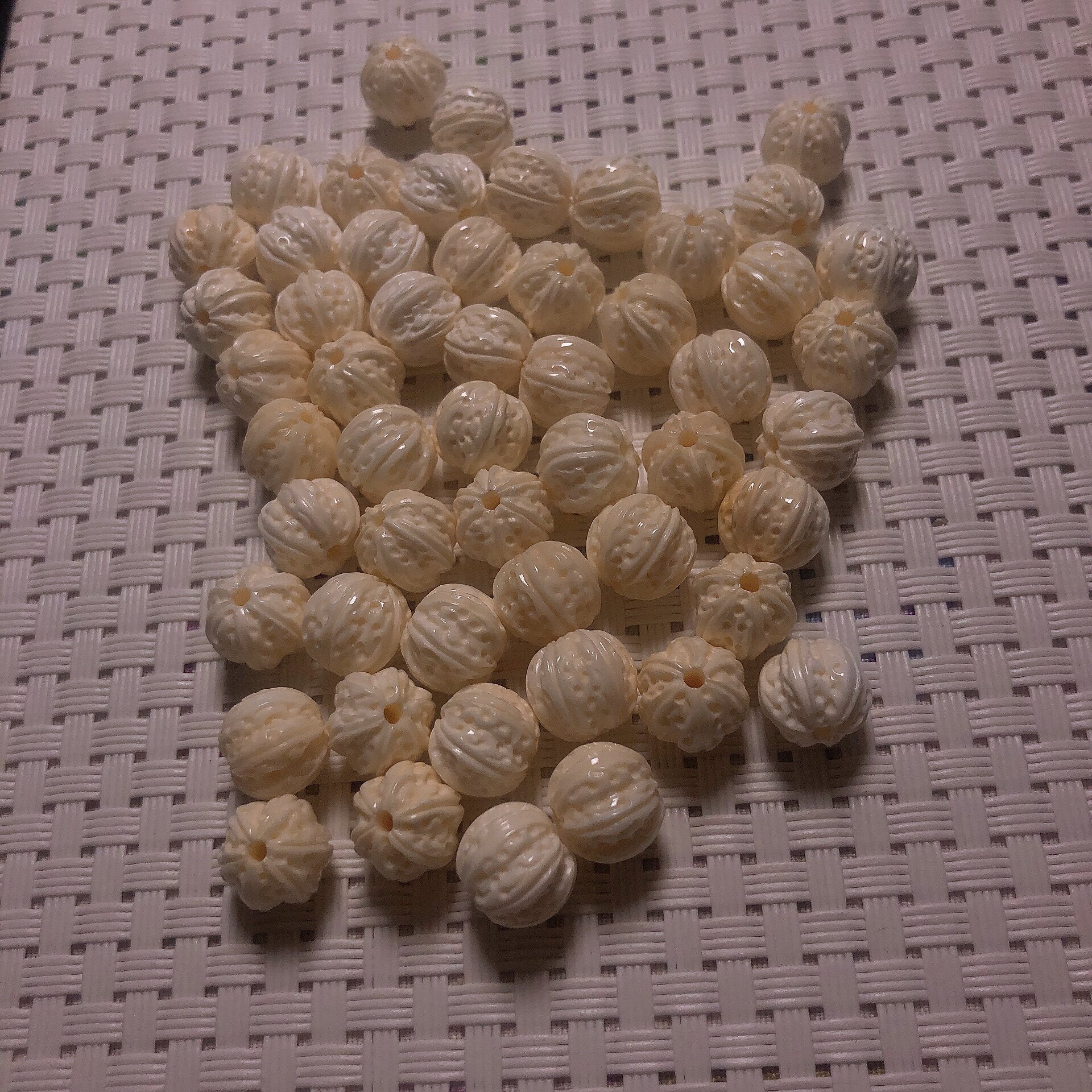 товар из китая 猛犸牙纯手工金刚手串散珠文玩百搭配饰diy