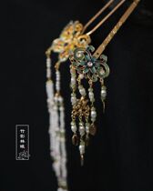 Suffer hair hairpin Hanfu Ming accessories headwear female fairy Air hair ornaments butterfly hairpin ornaments Classical