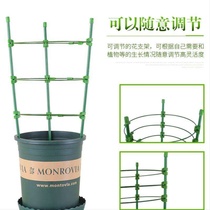  Flower-covered plastic-shaped circle flower shelf small traction flower shed rack climbing tote bracket Sub-fixed anti-corrosive climbing frame rose