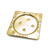 Zero selection Japanese amabro retro brass coin tray Key jewelry storage tray Creative ladies ashtray