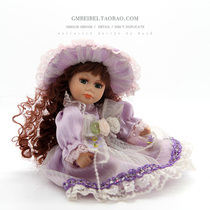 Isolated factory samples sample antique ceramic doll American country idyllic Girl Collection